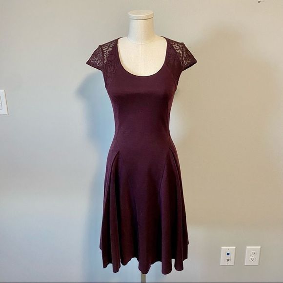 Anthropologie Deletta Interspersed  Ponte Dress - Picture 2 of 14